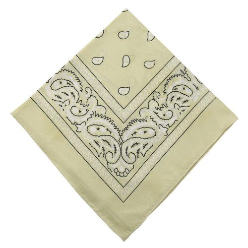 product_image_name-Fashion-4-Pack Classic Paisley Bandanas for Women & Men - 100% Cotton Versatile Headband, Neck Scarf, Hair Tie, Face Cover - Black, Coffee, Wine Red, White-5