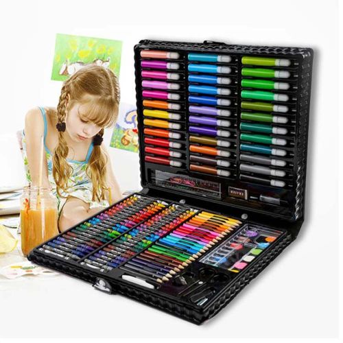 Shop Generic Art Drawing Set For Kids, Multicolour - Set of 168pcs