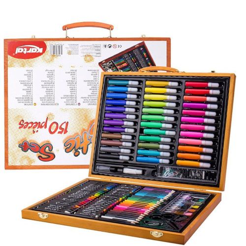 168PCS Painting Drawing Art Artist Set Kit for Kids Children Boys