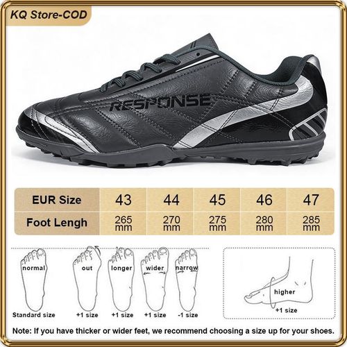 product_image_name-ASHION-KQ Men's Stylish Grey Silver Turf Football Shoes Durable Training Sports Footwear for Match Casual-2