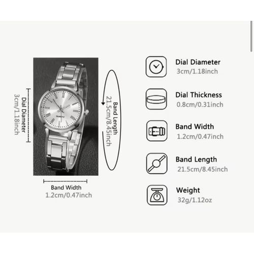 product_image_name-Generic-Women's Watch and Bracelet Gift Set- Gold-3