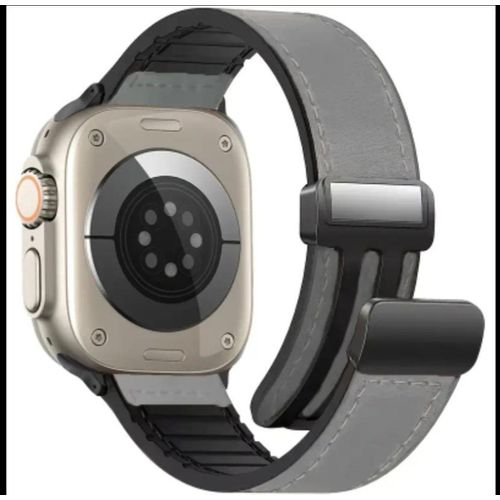 product_image_name-WRISTWATCH-Men's Smart Watch Leather Hand Straps Band Compartible with Galaxy 20mm/22mm  (WATCH NOT INCLUDED, ONLY WATCH HAND))-8