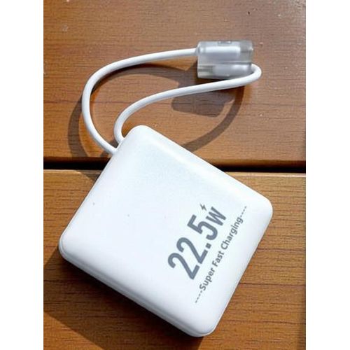 product_image_name-Magsafe2-RON 10000mAh Power Bank – Fast Charging, Dual USB Output, Portable External Battery Charger (White)-6