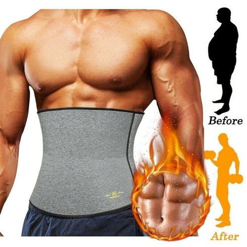 MEN'S WAIST TRAINER BODY SHAPERS TUMMY CONTROL BELT BELLY FAT BURNER SLIM  CORSET 