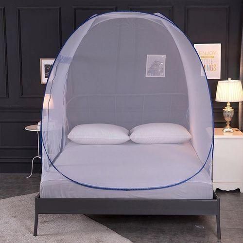 product_image_name-Generic-Yurt Mosquito Net Folding Zipper Single Door Mosquito Net -150x200x150cm-3