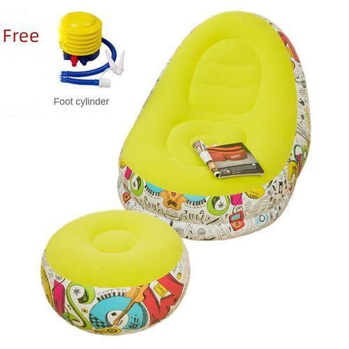 product_image_name-Elfant-Inflatable Sofa With Ottoman and Free pump -Yellow-1