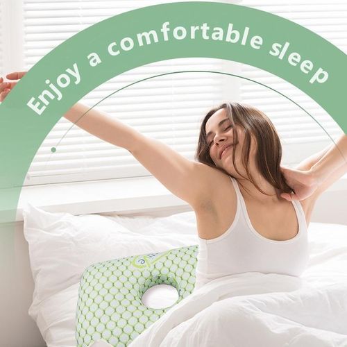 Generic Hollow ear protection pillow, side sleeping neck support pillow - image 4