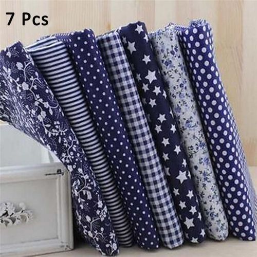 Blue Flower Cotton Fabric Quilting Telas Por Metro Patchwork Algodon Home  Textile Bedding Clothing Dress Sewing Tissu - AliExpress