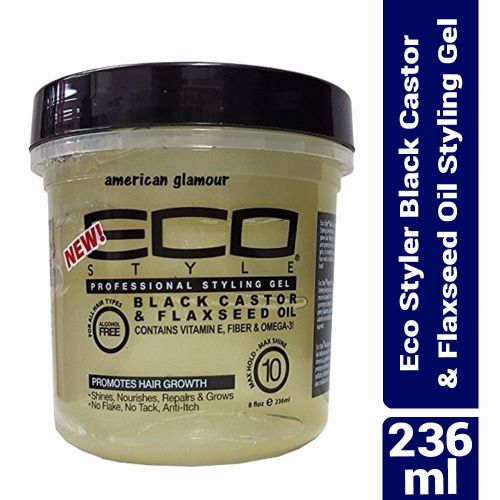 product_image_name-Ecoco-Eco Style Black Castor & Flaxseed Oil Styling Gel - 236ml-1