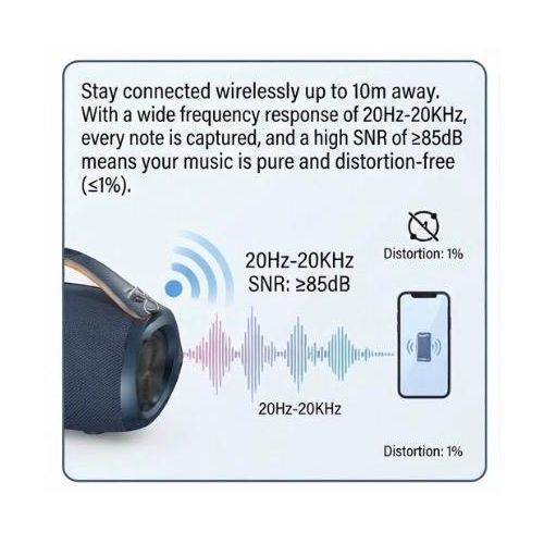 BoomBest LN 716BT Bluetooth Wireless Speaker with Powerful Loud Speaker Performance - image 5