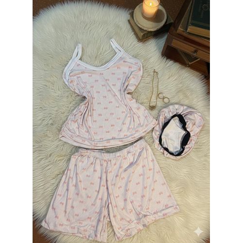 product_image_name-Fashion-3 in 1 ladies night wear-multi colors -1