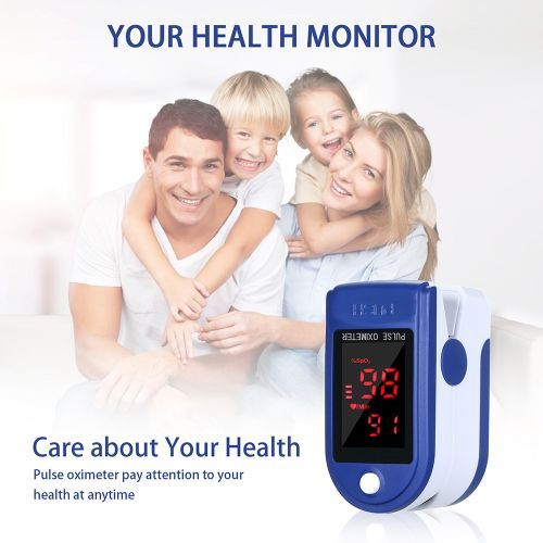 Generic Fingertip Pulse Oximeter Blood Oxygen Saturation Detector - image 2