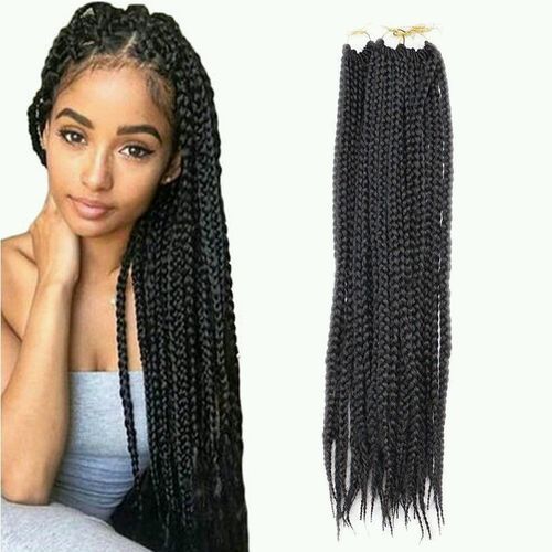 Shop Kanekalon 3-Piece Synthetic Kanekalon Crochet Braids Hair - 24 ...