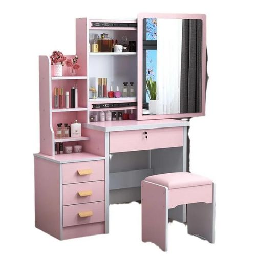 product_image_name-Furniture Design-Dressing mirror set- Pink -1