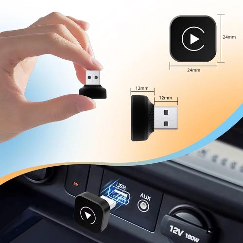 Generic Wireless CarPlay & Android Auto Adapter, 2-in-1 Plug-and-Play USB D-ongle - image 5