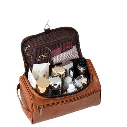 product_image_name-SAKO-Brown Premium Men’s Leather Travel Organizer Bag-5