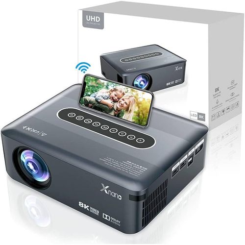 product_image_name-Nano-Android 9.0 8K Projector  - Black-1