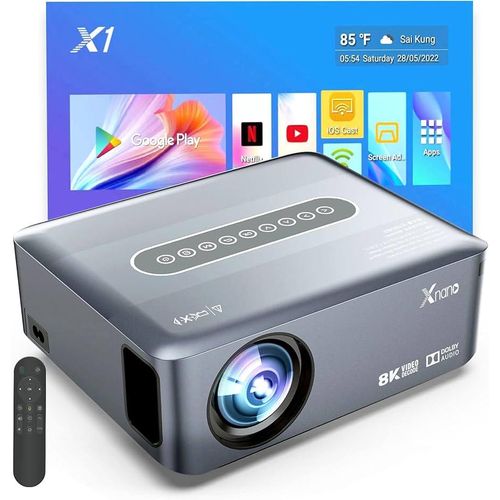 product_image_name-Nano-Android 9.0 8K Projector  - Black-4