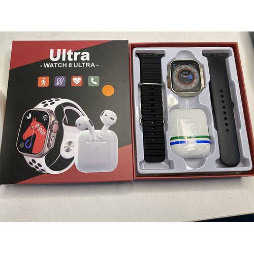product_image_name-Generic-Ultra 8 Smart watch Dual Band 2-in-1 with Bluetooth Headset-1