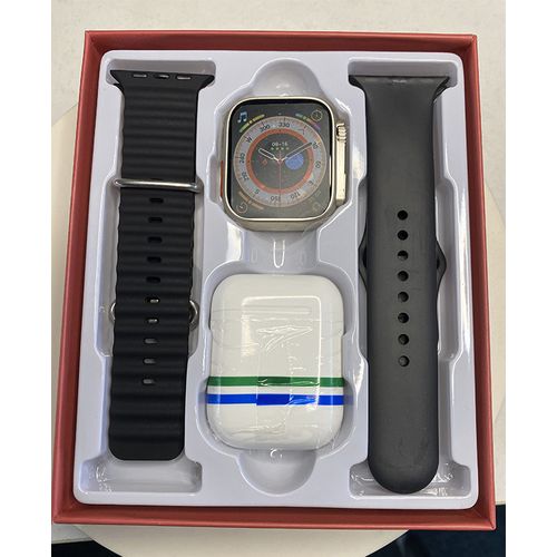 product_image_name-Generic-Ultra 8 Smart watch Dual Band 2-in-1 with Bluetooth Headset-2