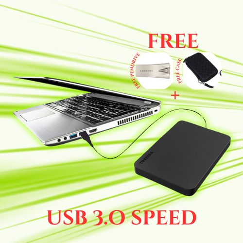 product_image_name-Toshiba-500 GB External Hard Drive + Pendrive + Case – USB 3.0, Portable Backup Storage for PC & Laptop-2