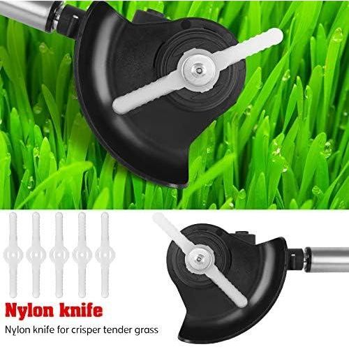 product_image_name-Generic-Weed Eater Cordless Brush Cutter 24V Lithium Battery Mower with 3 Kinds of Blades Adjustable Head Angle 180 Degree for Garden Grass - Black-4