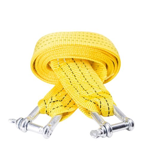 Heavy-Duty 3 Tons Car Tow Rope Cable Towing Strap With Hooks For