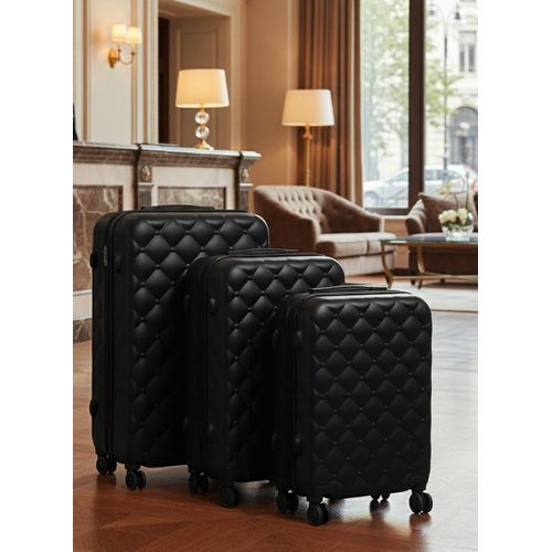 product_image_name-White Label-3-Piece Hard-Shell Luggage Set - 20", 24", 28" Lightweight PC+ABS Suitcases with 360° Spinner Wheels, TSA Lock, & Adjustable Telescopic Handle - Durable Expandable Travel Suitcase Set for Family or Business Trips - Black-4