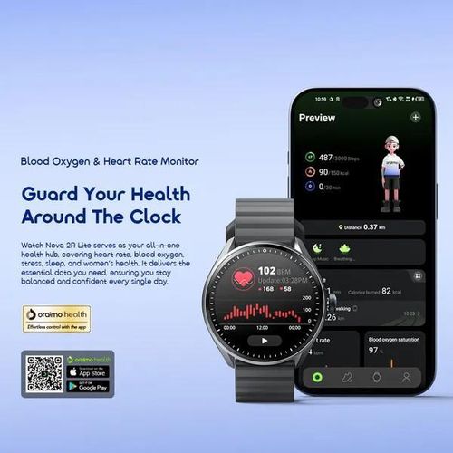 Oraimo Watch Nova 2R Lite 1.43" AMOLED 30-Day Standby Smart Watch - image 5