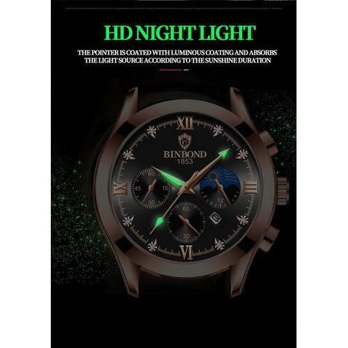 Fashion Men's Watch Waterproof Sport Quartz Business Watch - image 3