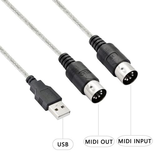 Bamboo MIDI 5-pin Cable – 5-pin DIN / micro-USB MIDI cable — BRIGID'S WAY