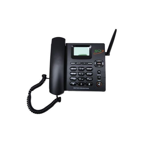 product_image_name-SQ Mobile-LS 960 Dual SIM Wireless Desktop Phone - FM Radio & SMS - Black-3