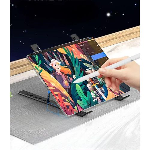 Cloudoon Laptop Stand Adjustable Aluminum Foldable for Desk & Travel - image 2