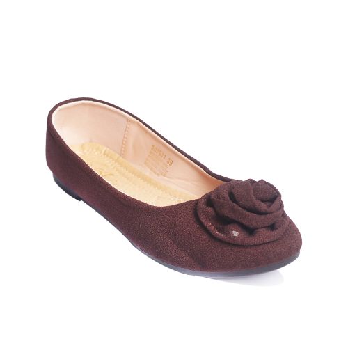 dark brown flat shoes