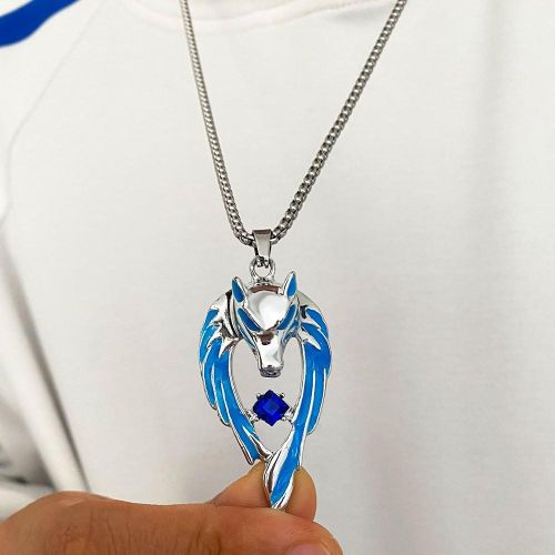 product_image_name-General-Wolf  Necklace Pendant for Women Men Stainless Steel Luminous Animal Wolf Totem Necklace Teen Halloween Glow in the Dark Jewelry-6