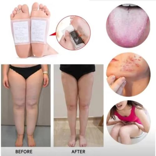 No Detox Foot Pads 10PCS Herbal Cleansing Foot Patch - image 2