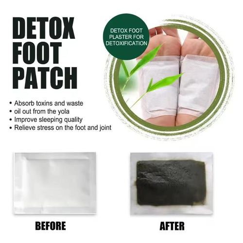 No Detox Foot Pads 10PCS Herbal Cleansing Foot Patch - image 3