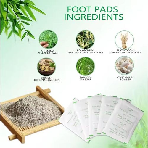 No Detox Foot Pads 10PCS Herbal Cleansing Foot Patch - image 4