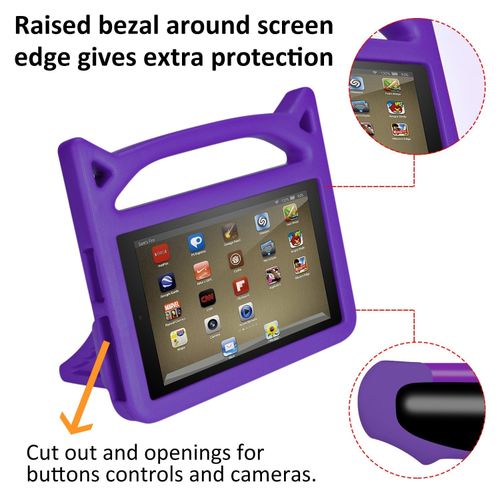 product_image_name-Amazon-Fire HD 10 Kids Tablet 32GB HDD - 3GB RAM - 10.1" Purple-4