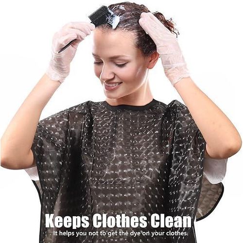 product_image_name-Generic-Waterproof Hair Dye Cape,Short Comb-Out Capes for Hair Stylist,Makeup Apron for Hair Color-5
