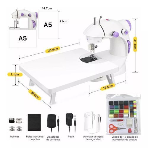 product_image_name-Generic-Mini Sewing Machine With Telescopic Plate 12 Needles Set-2