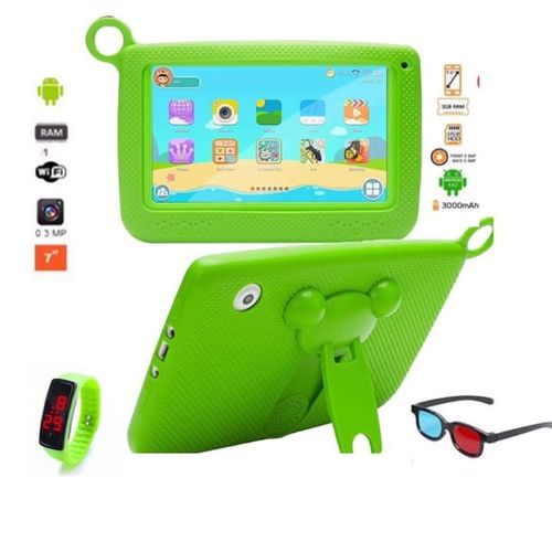 Shop Bebe Tab B 703 Kids Tab 16gb Hdd 1gb Ram 7 Green Free Watch Online Jumia Ghana