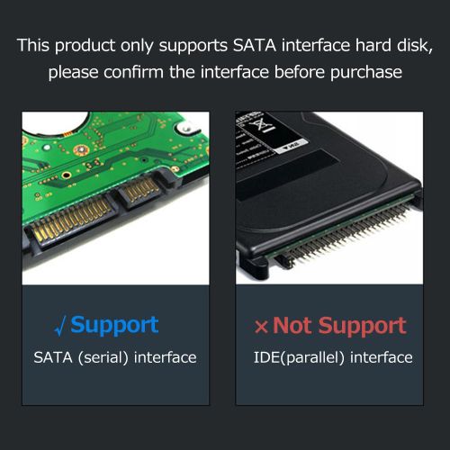 product_image_name-Generic-Hard Disk Case Type-C Transparent HDD Enclosure High-Speed Transmission for 2.5 Inch SATA HDD/SSD-8