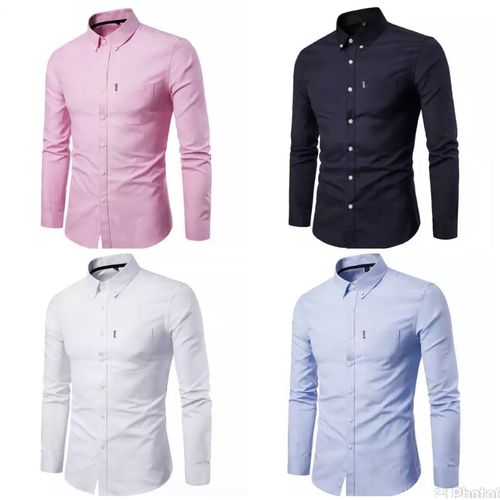 product_image_name-Generic-Long Sleeve Shirts - 4 Pieces - Multicolour-1