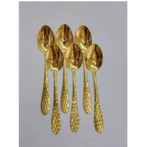 AD 12pcs Stainless Steel Cutlery Set - Gold - image 2
