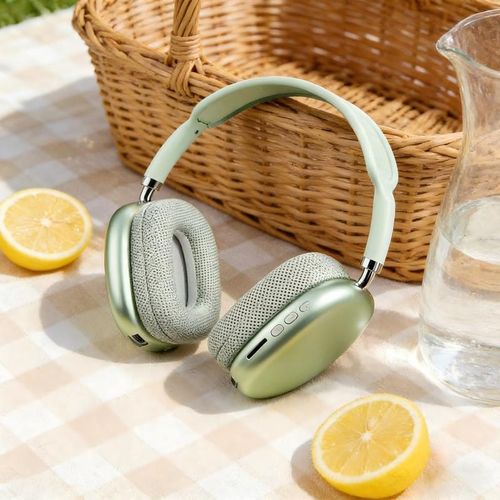 product_image_name-Generic-P9 - Wireless Bluetooth Headset - Green-3