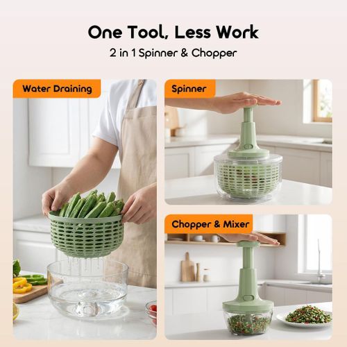 product_image_name-oraimo home-GrateSpin 2 in 1 Stainless Press Chopper & Spinner Set-3