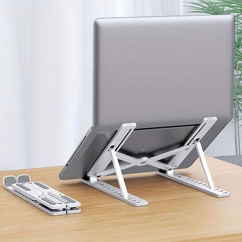 Generic Adjustable ABS Laptop Stand - Portable, Foldable, And Coog Desktop Support Suitable for All - image 3