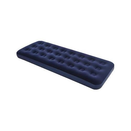 White Label Portable Twin Size Inflatable Airbed with Free Pump - Blue - image 2