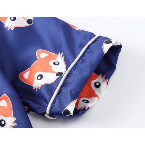 JOMAKE Boys' short-sleeve suit, 1-9 years old, blue fox - image 4